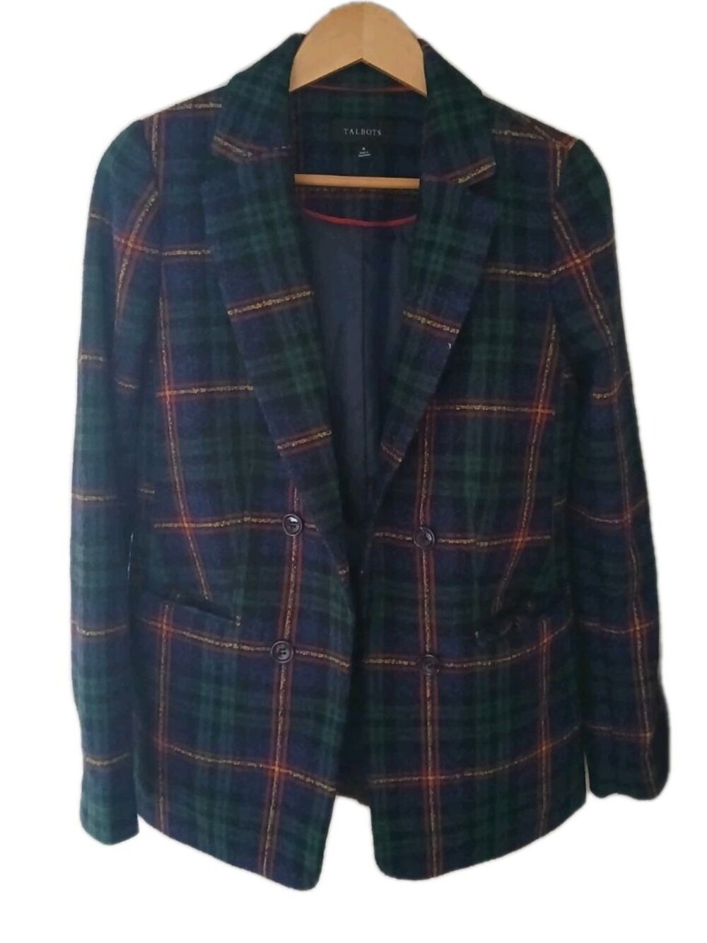 Talbots Relaxed Boucle Blazer Jacket